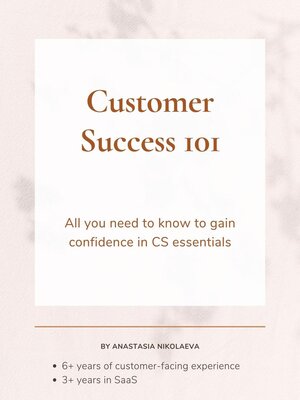 cover image of Customer Success 101